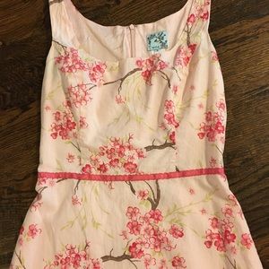 Pink Tabitha dress with delicate floral design
